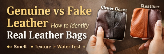 Genuine vs Fake Leather: How to Identify Real Leather Bags